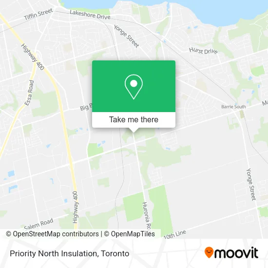 Priority North Insulation map