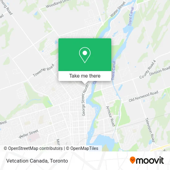 Vetcation Canada map