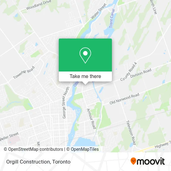 Orgill Construction map