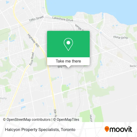 Halcyon Property Specialists map