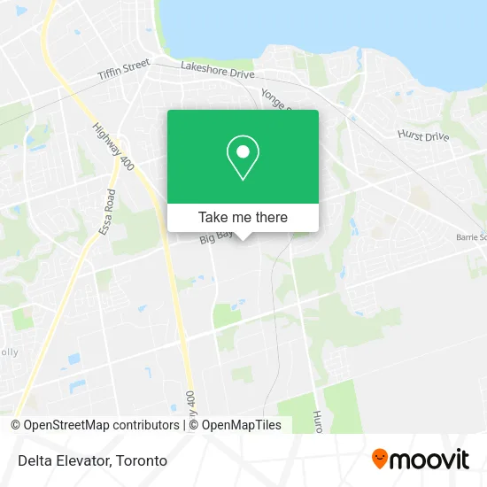 Delta Elevator map