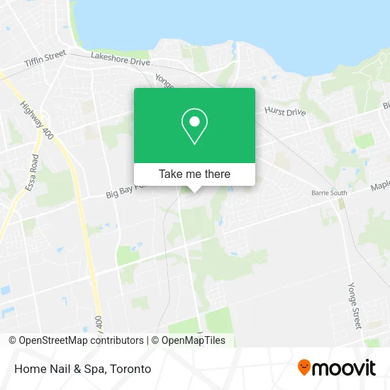 Home Nail & Spa map