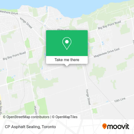 CP Asphalt Sealing map