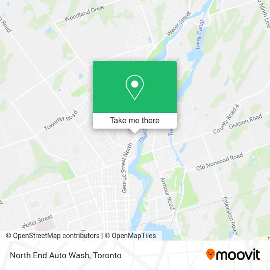 North End Auto Wash map