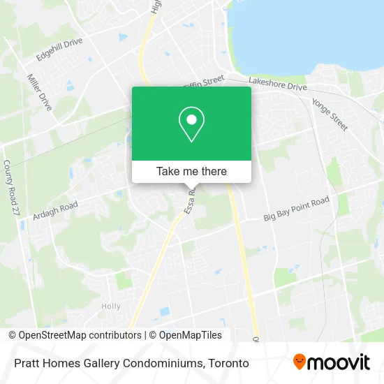 Pratt Homes Gallery Condominiums map