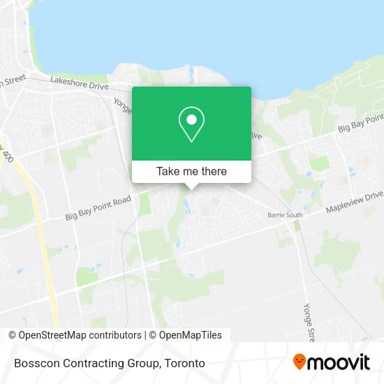 Bosscon Contracting Group map