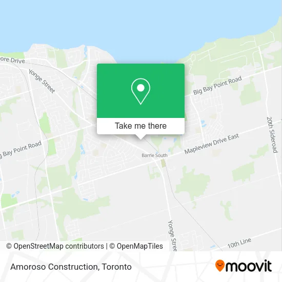 Amoroso Construction map