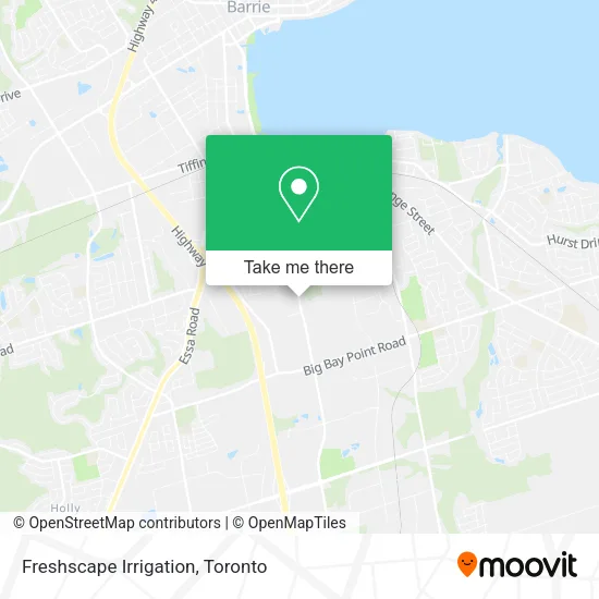 Freshscape Irrigation map