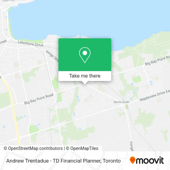 Andrew Trentadue - TD Financial Planner map
