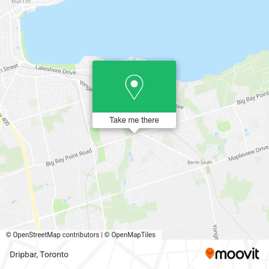Dripbar map