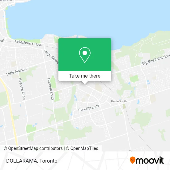 DOLLARAMA map