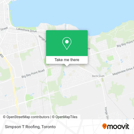 Simpson T Roofing map
