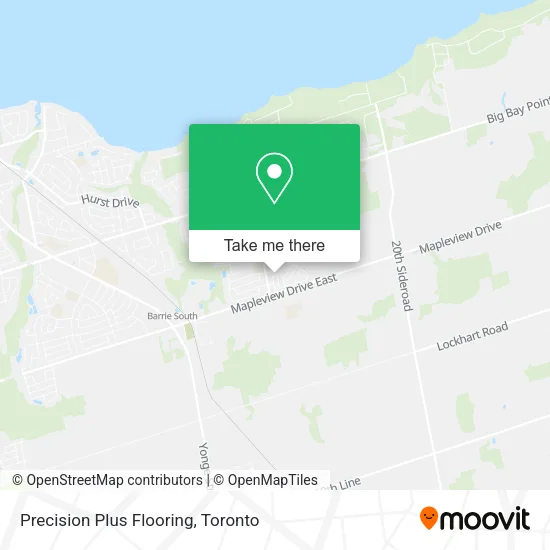 Precision Plus Flooring map