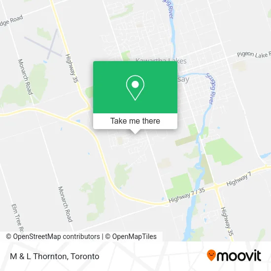 M & L Thornton map