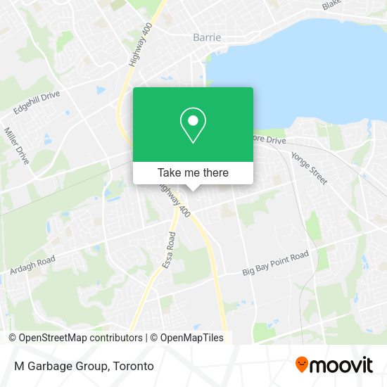 M Garbage Group map