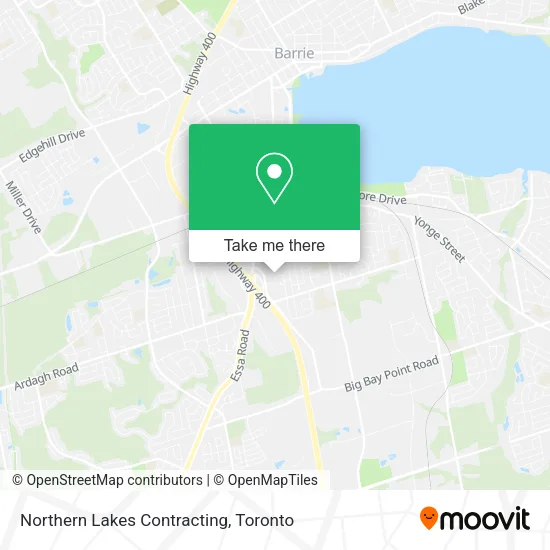 Northern Lakes Contracting map