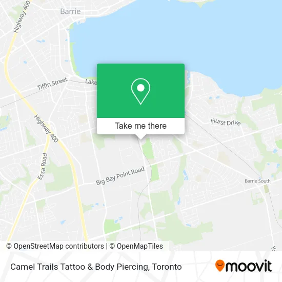 Camel Trails Tattoo & Body Piercing map