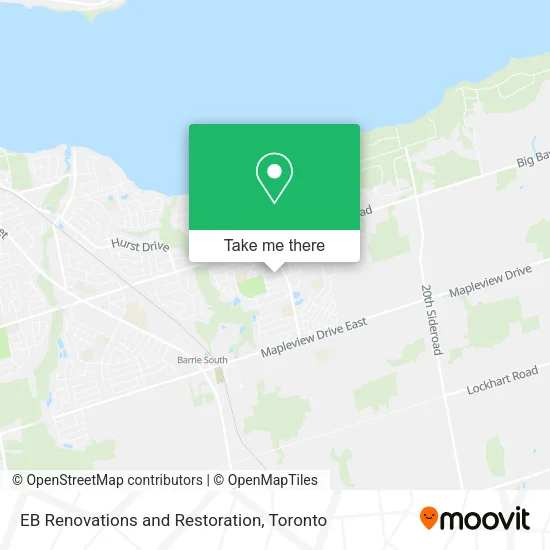 EB Renovations and Restoration map