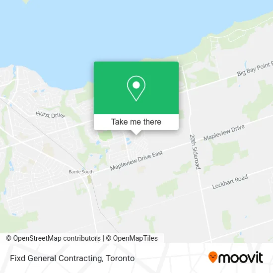 Fixd General Contracting map