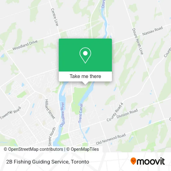 2B Fishing Guiding Service map