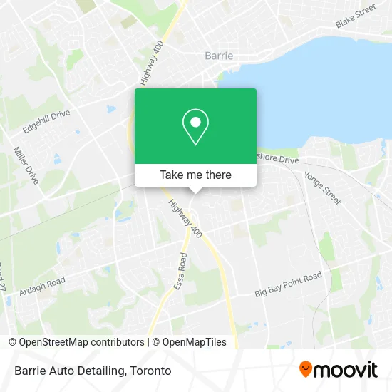 Barrie Auto Detailing map
