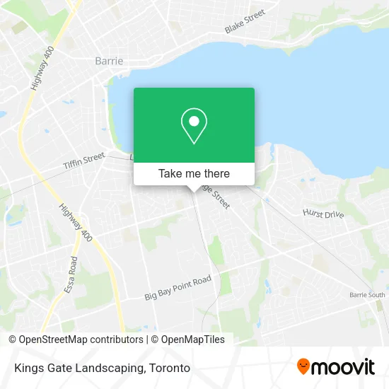Kings Gate Landscaping map