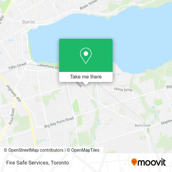 Fire Safe Services map