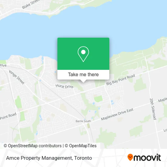 Amce Property Management map