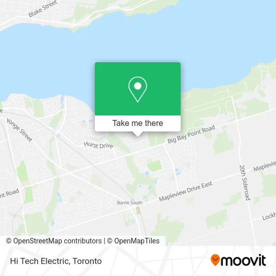 Hi Tech Electric map