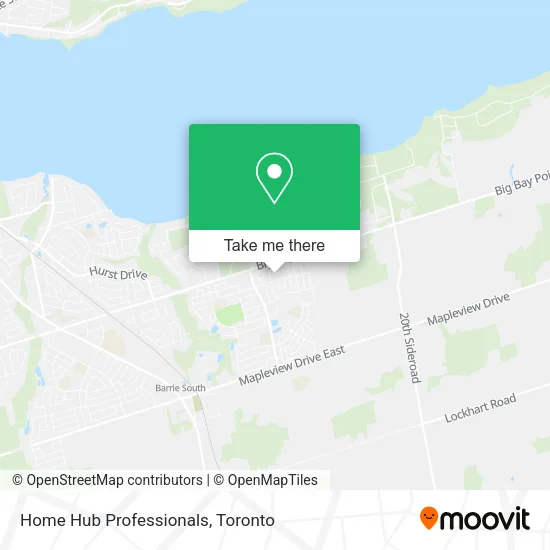 Home Hub Professionals map