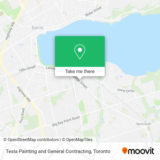 Tesla Painting and General Contracting map