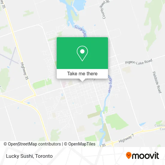 Lucky Sushi map