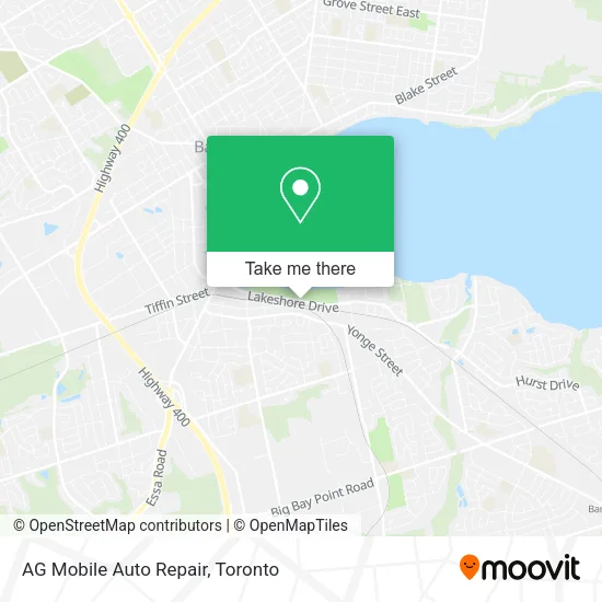 AG Mobile Auto Repair map
