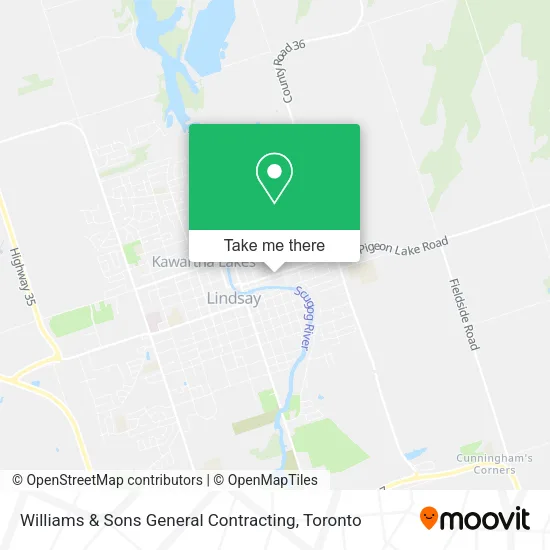 Williams & Sons General Contracting map