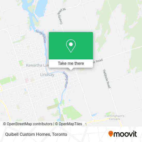Quibell Custom Homes map