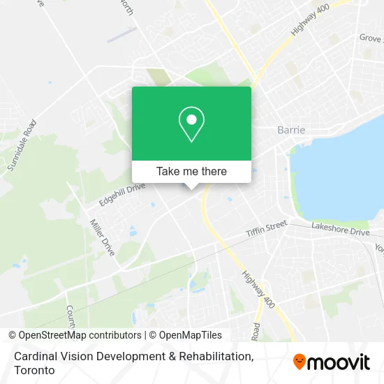 Cardinal Vision Development & Rehabilitation map