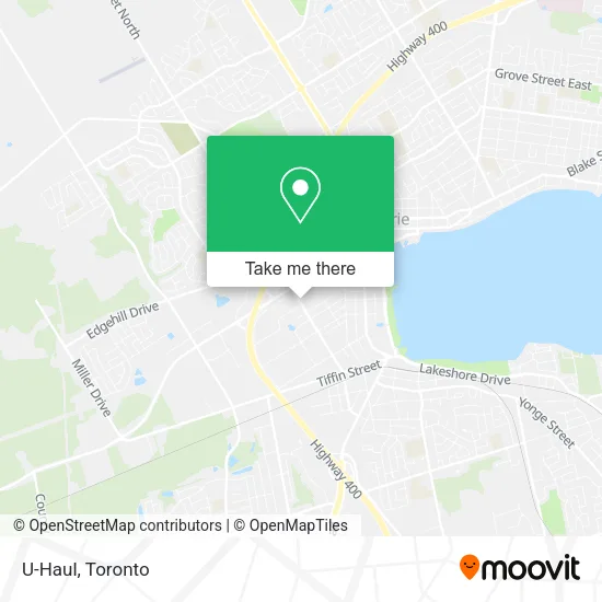 U-Haul map