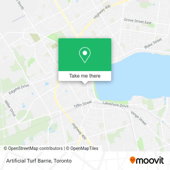 Artificial Turf Barrie map