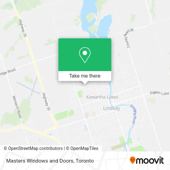 Masters Windows and Doors map