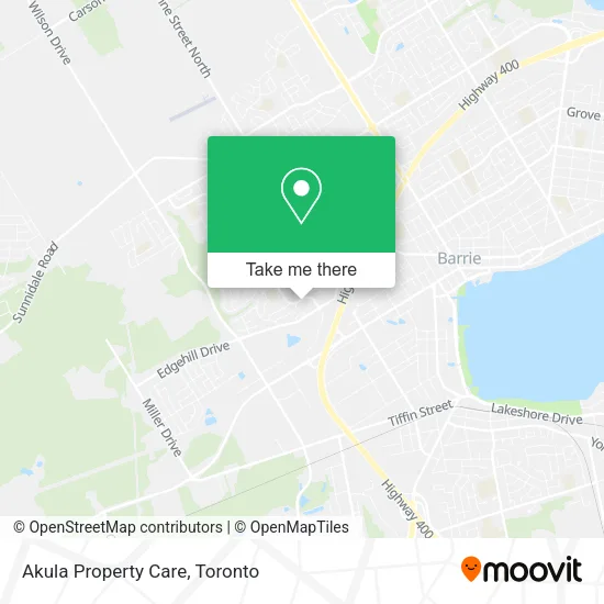 Akula Property Care map