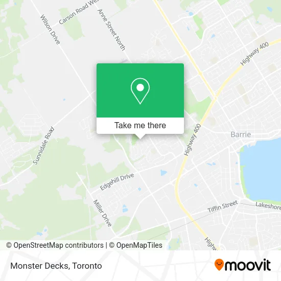 Monster Decks map