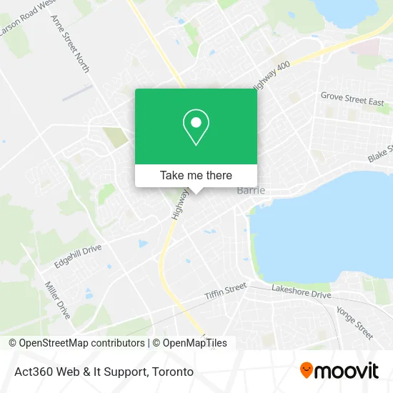 Act360 Web & It Support map