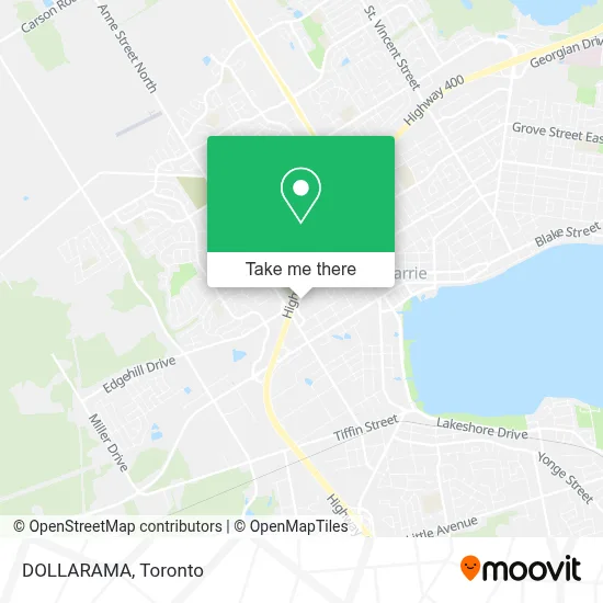 DOLLARAMA map
