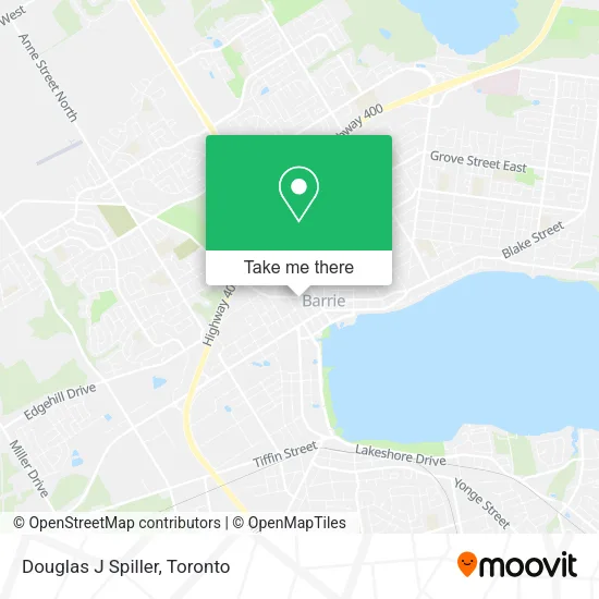Douglas J Spiller map