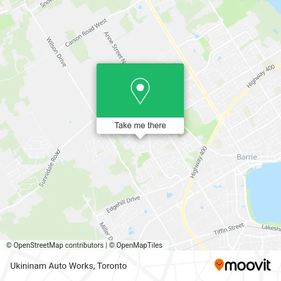Ukininam Auto Works map