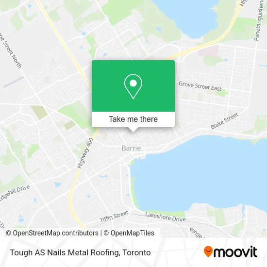 Tough AS Nails Metal Roofing map