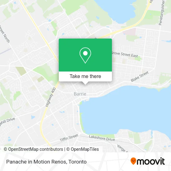 Panache in Motion Renos map
