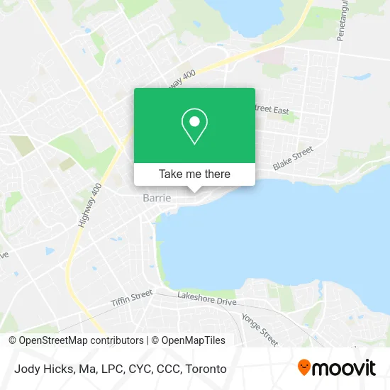 Jody Hicks, Ma, LPC, CYC, CCC map