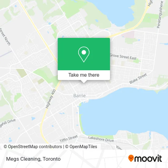 Megs Cleaning map