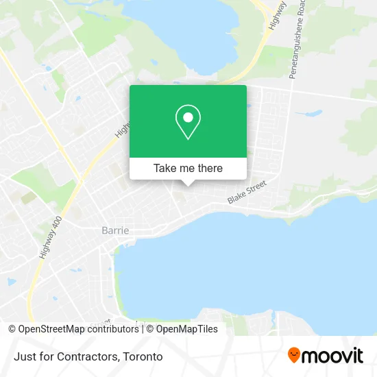 Just for Contractors map